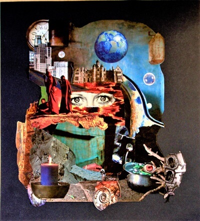 Angst vor der Zukunft (Collage)