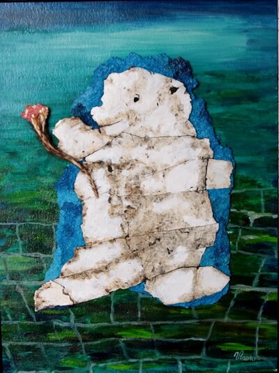Juni-Schneemann Collage