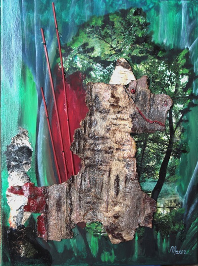 Waldschrat (Collage)