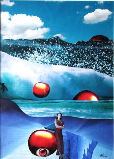 Wasserspiel (Collage)