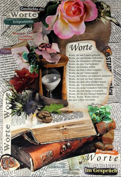 Worte (Collage)