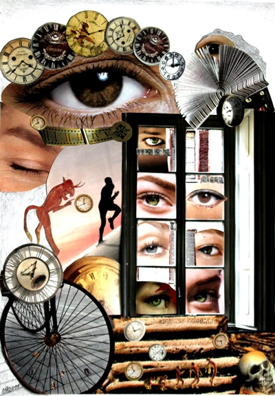 Zeitaugen I (Collage)