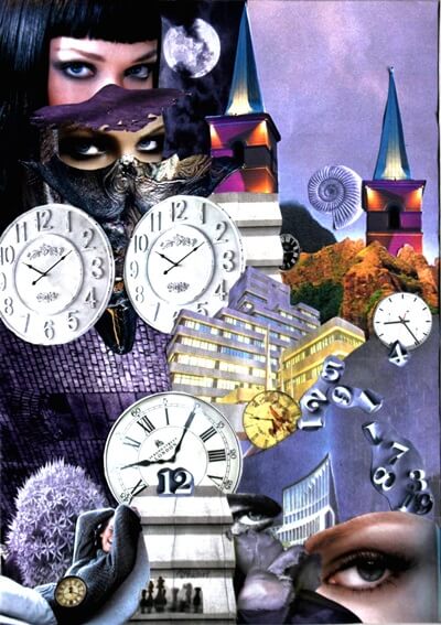 Zeitaugen II (Collage)